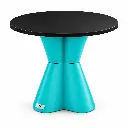 Table haute CLUB turquoise.webp